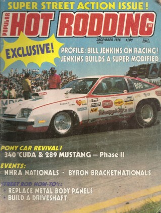 POPULAR HOT RODDING 1976 DEC - GRUMP DOES A MOUSE, SIX PACK